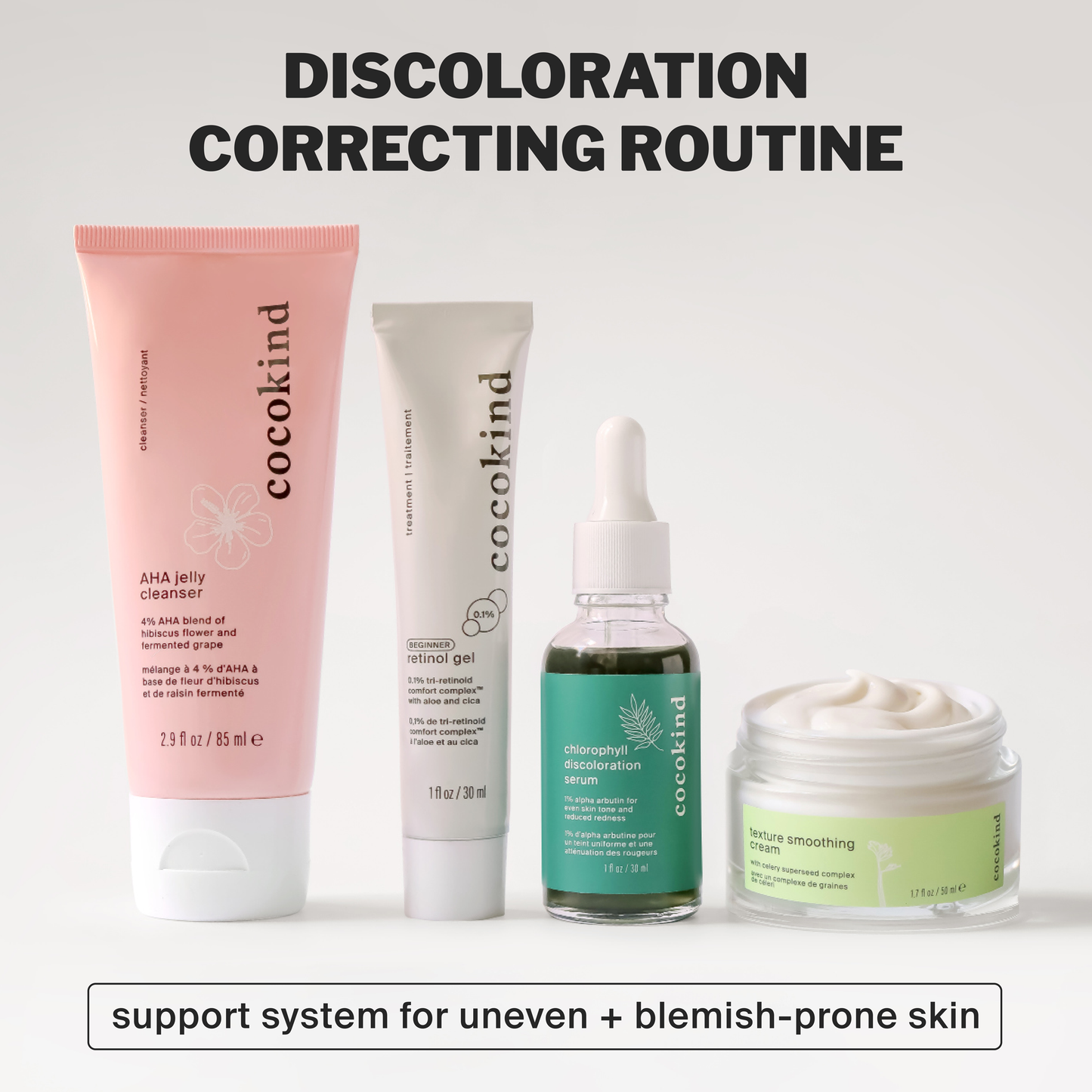 discoloration correcting routine
