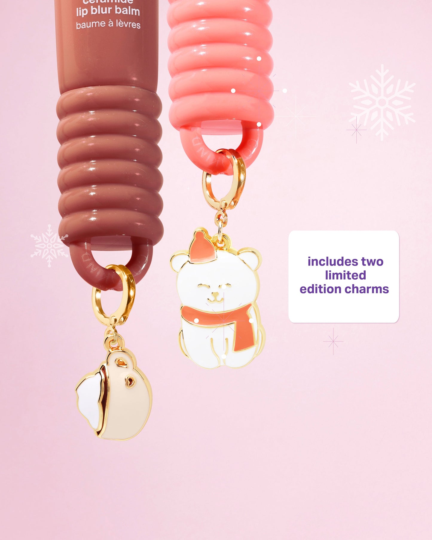 Balmy Bliss Lip Balm Duo Kit with 2 Charms