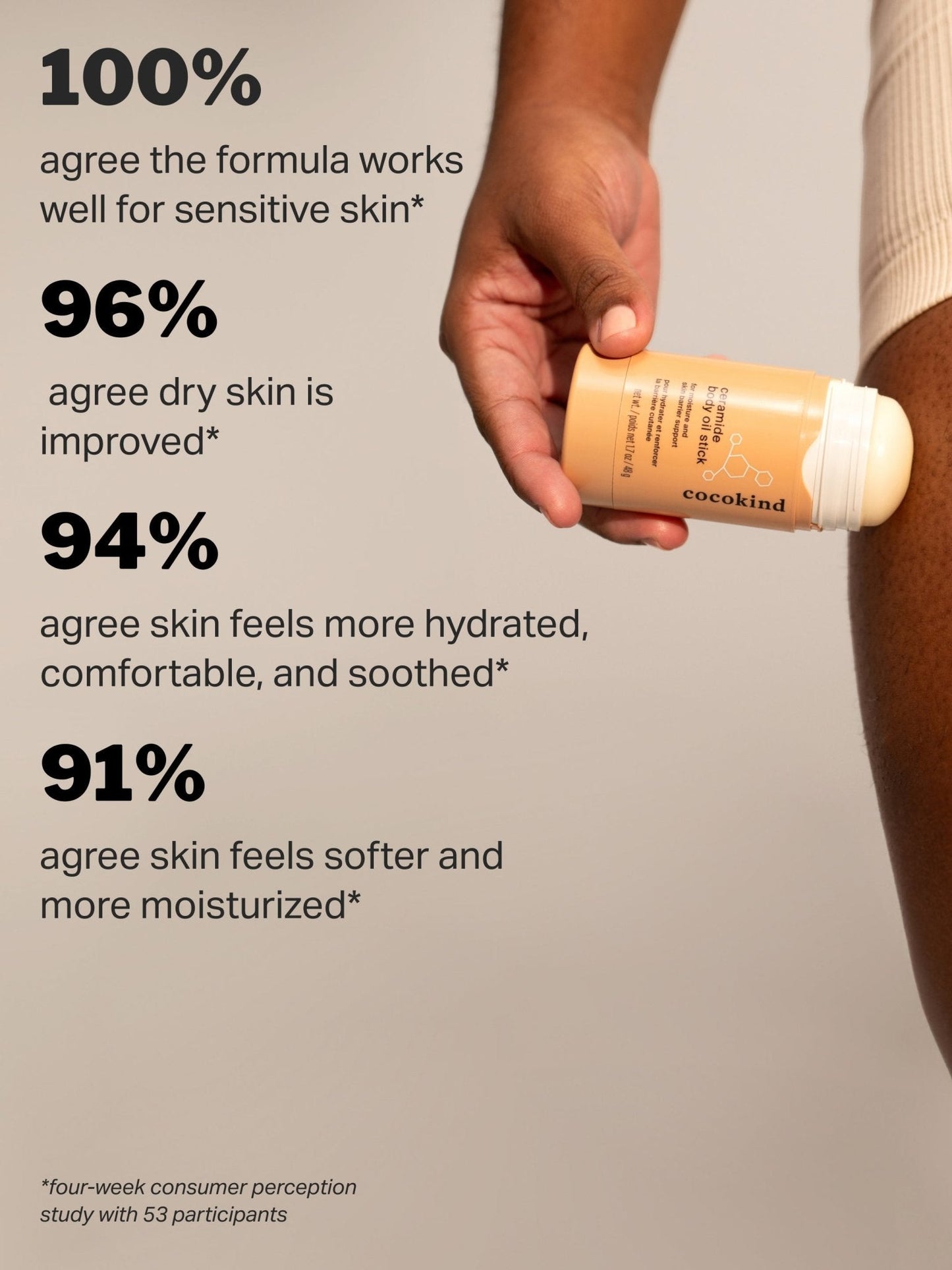 ceramide body oil stick