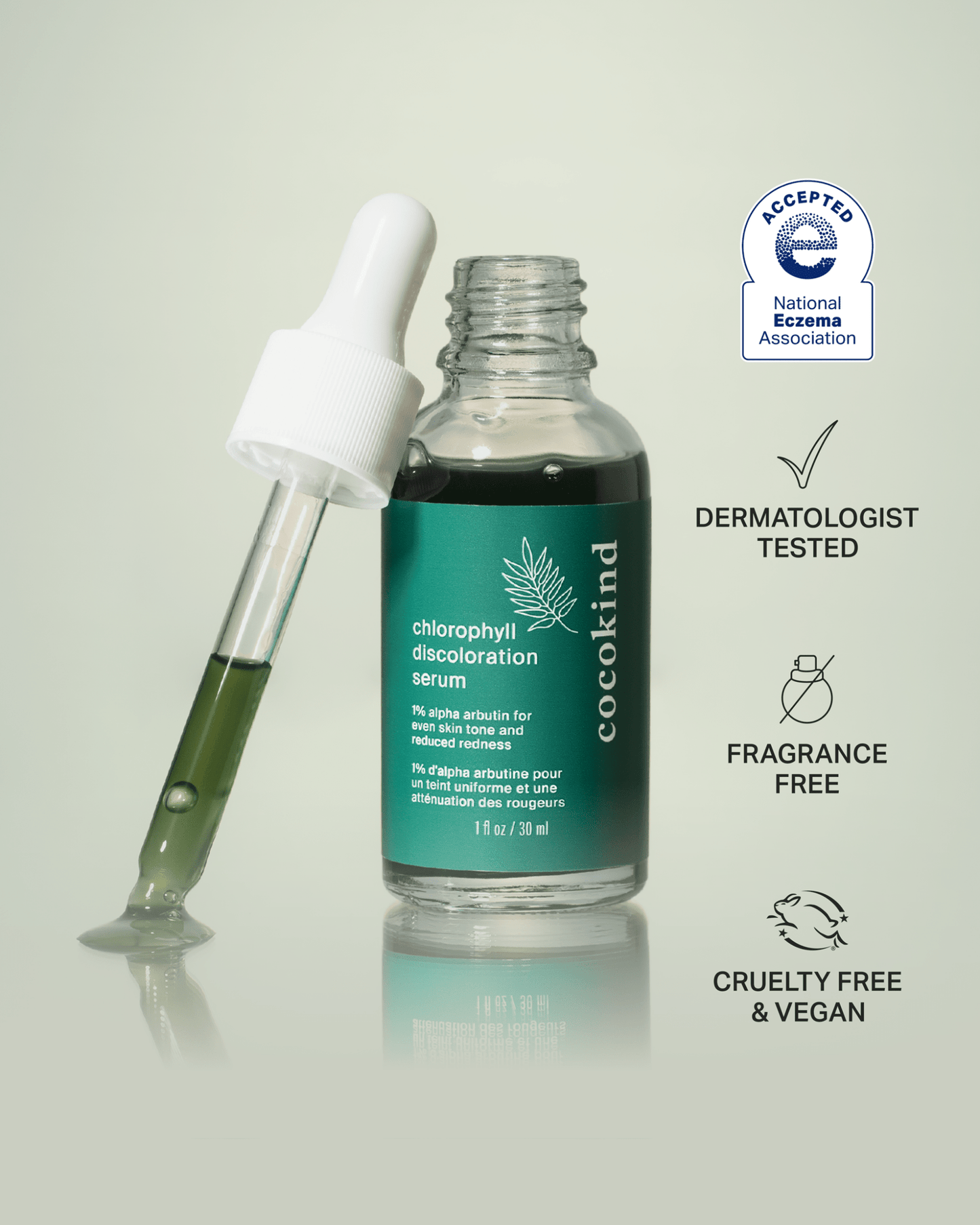 chlorophyll discoloration serum