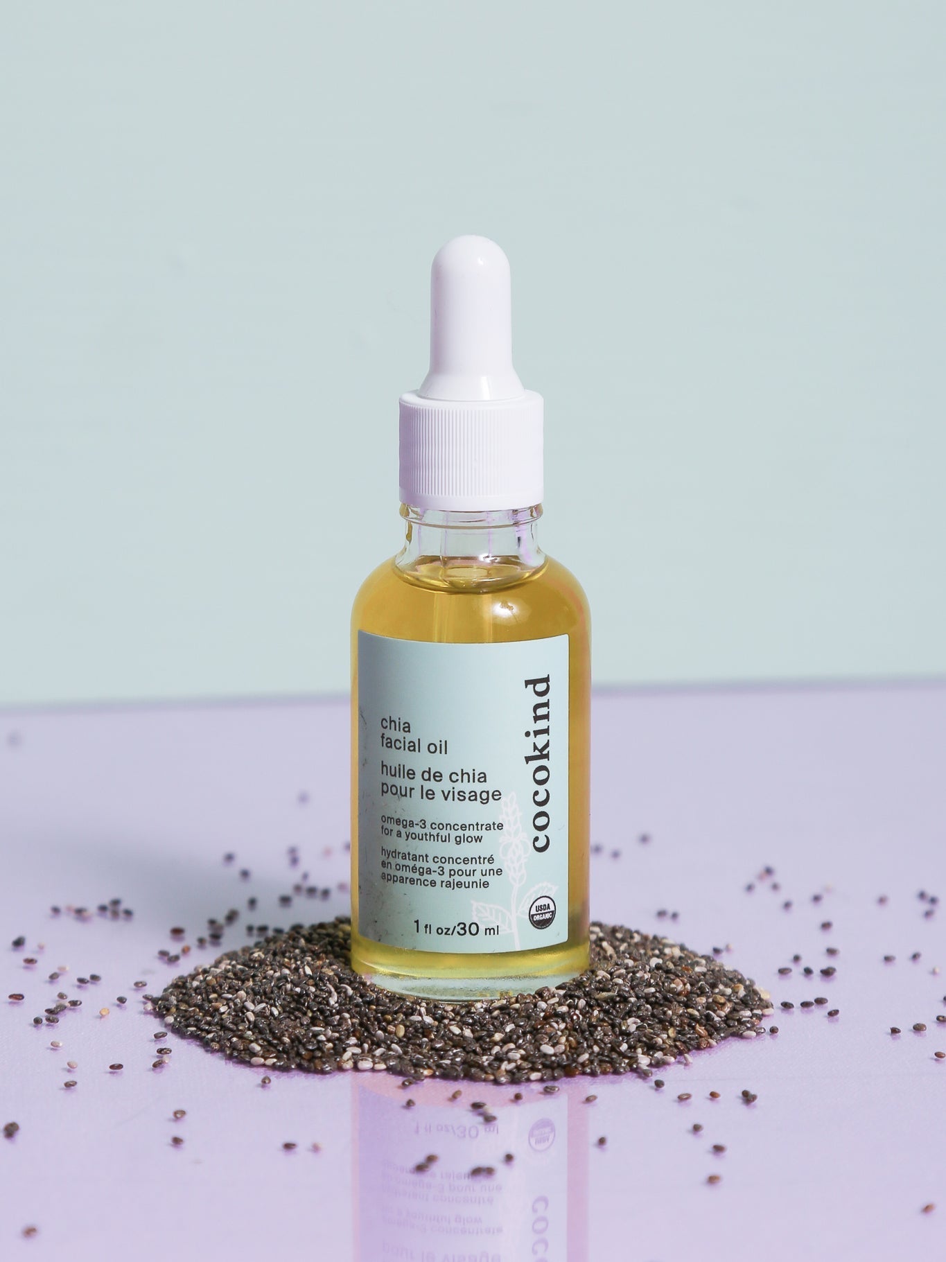 organic chia face oil