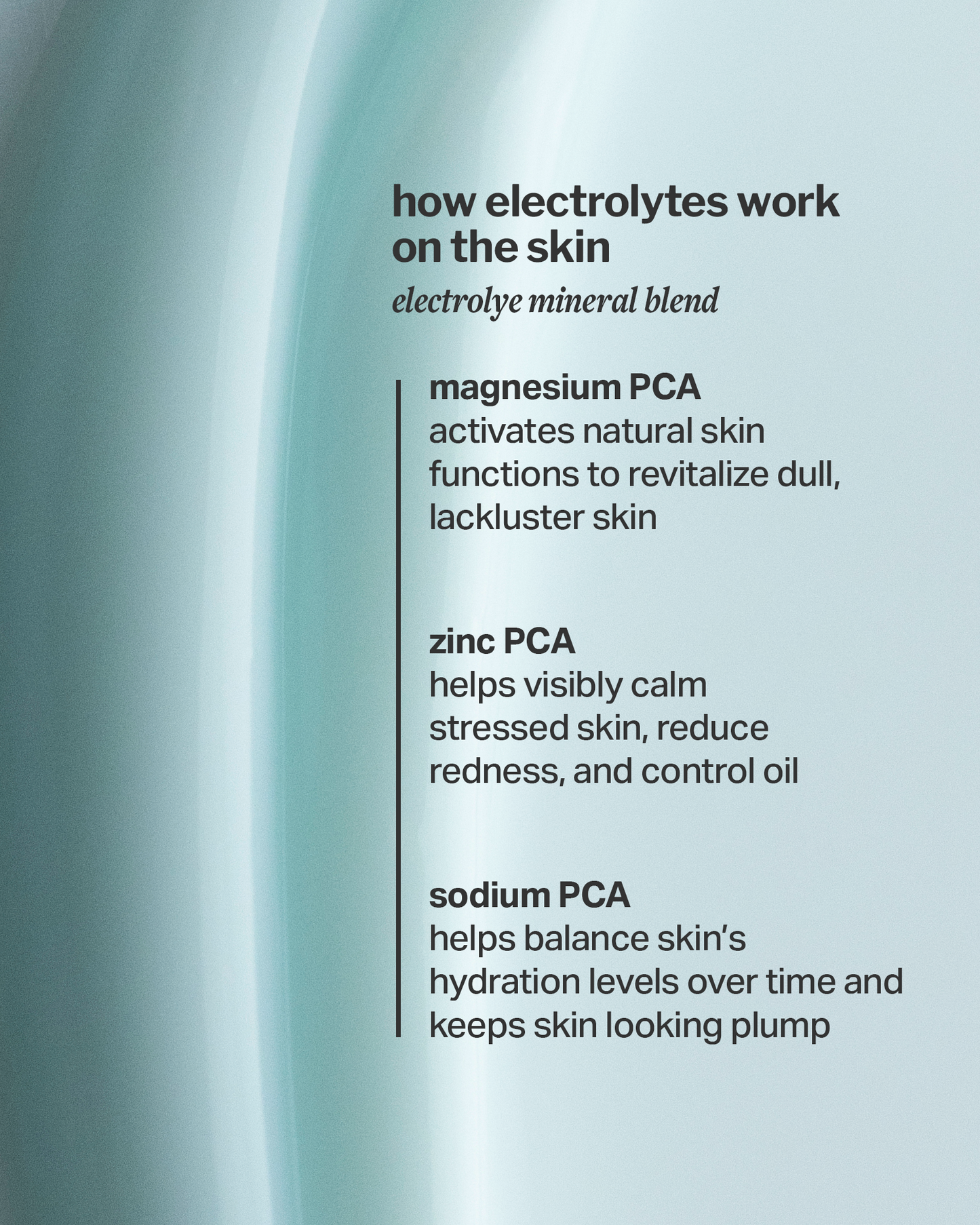 electrolyte water cream